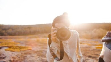 lens flare photography effect