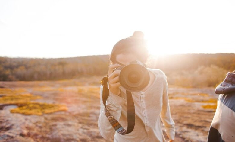 lens flare photography effect